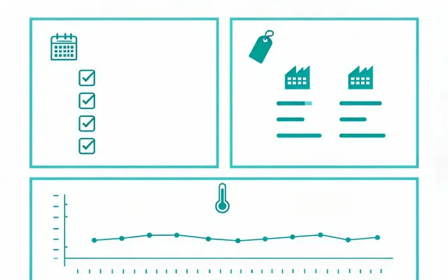 Diagram of process cooling RFQ communication steps without a street map